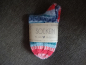 Preview: Socken Gr. 22/23 rot grau