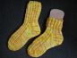 Preview: Socken Gr. 26/27 gelb orange