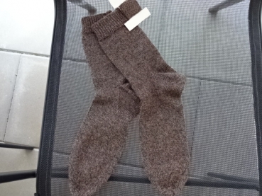 Socken Gr. 41/42 braun