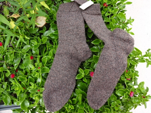 Socken Gr. 41/42 braun