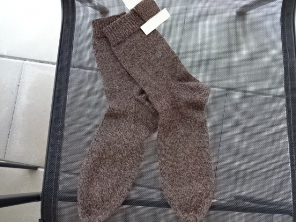 Socken Gr. 41/42 braun