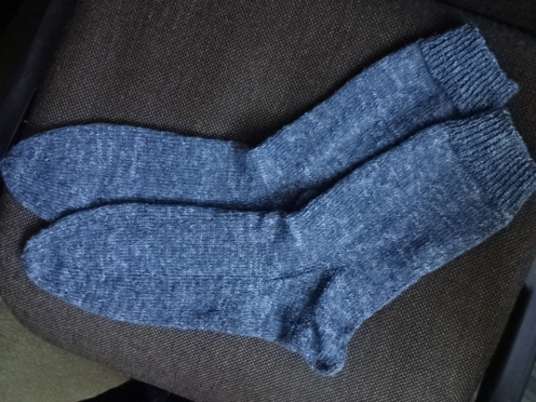 Socken Gr. 48/49 grau